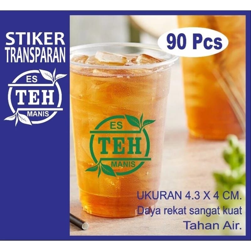 

STIKER TRANSPARAN ES TEH MANIS (vol 1)