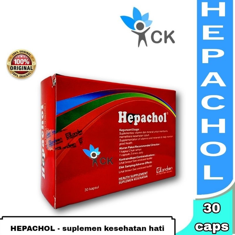 HEPACHOL BOX ISI 30 suplemen kesehatan hati