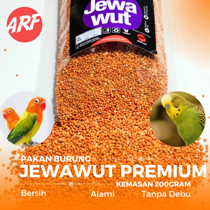 Pakan Burung Biji jewawut jawawut sekoi otek pakan burung Kenari Lovebird Siskin Finch