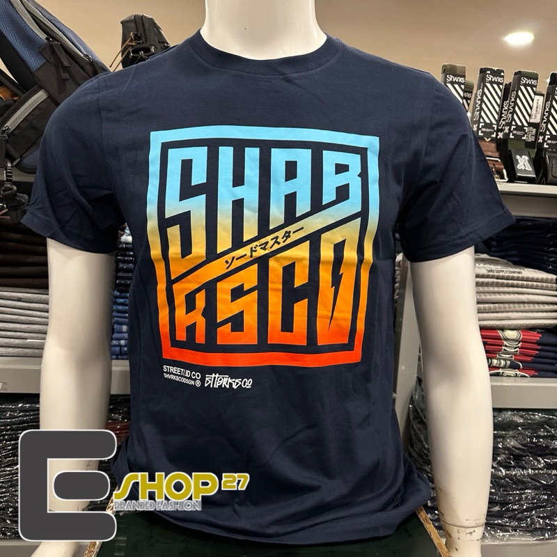 kaos pria brand SHARKS - SGB1 R 0795
