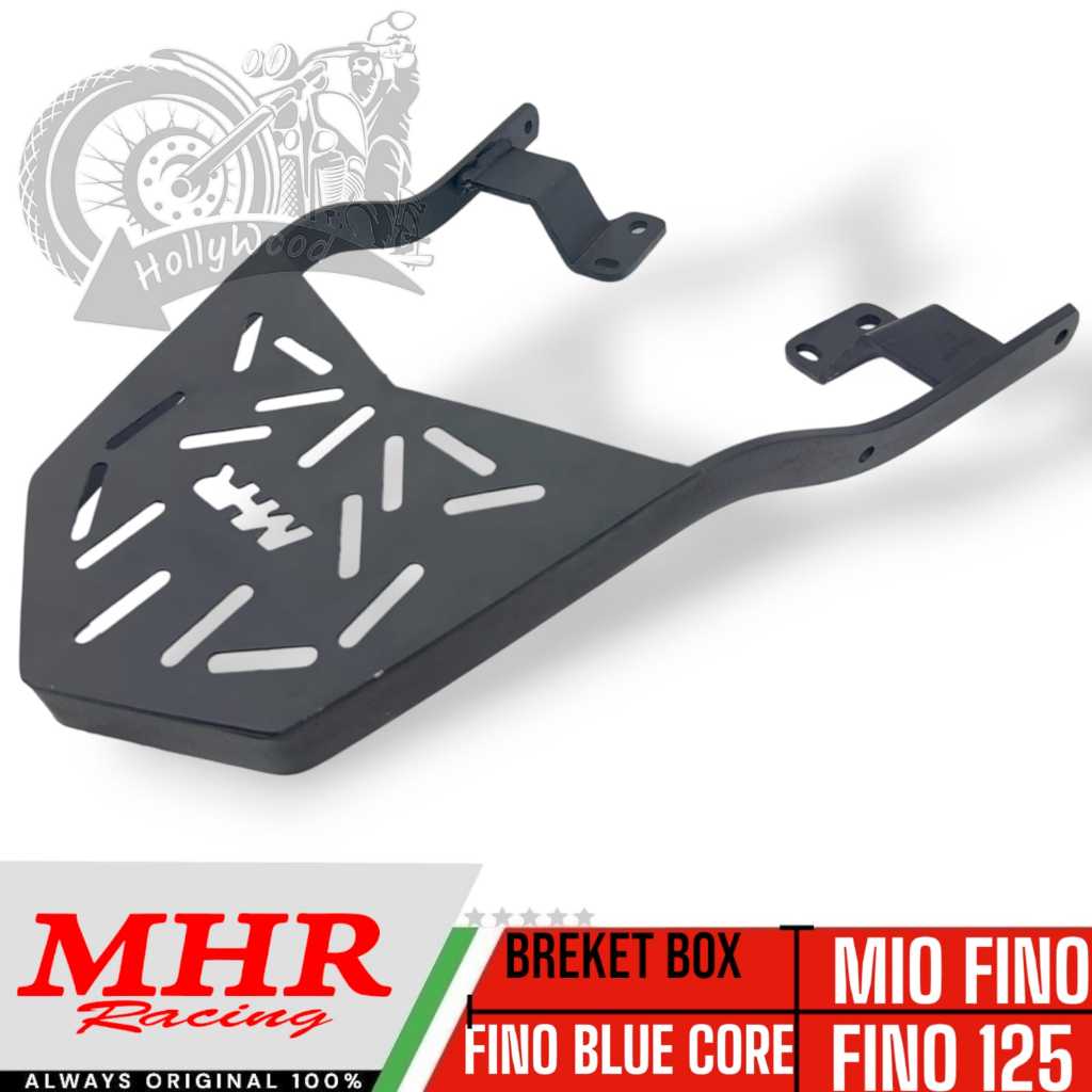 BRACKET BREKET BOX MOTOR YAMAHA FINO-125 / MIO FINO / FINO BLUE CORE ORIGINAL MHR RACING