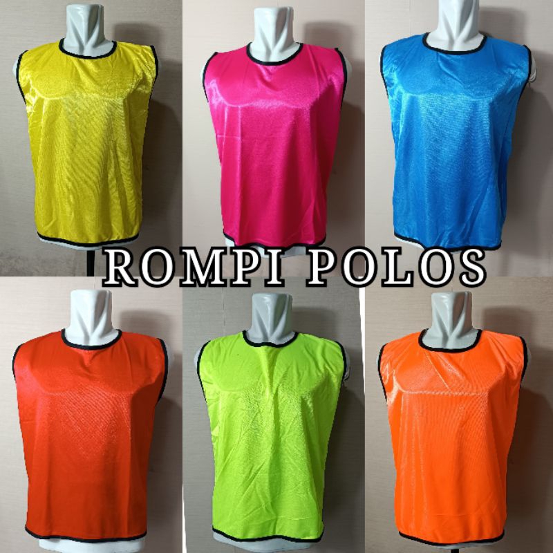 Rompi Futsal Polos /Rompi Bola Polos /Rompi Latihan Bola Futsal