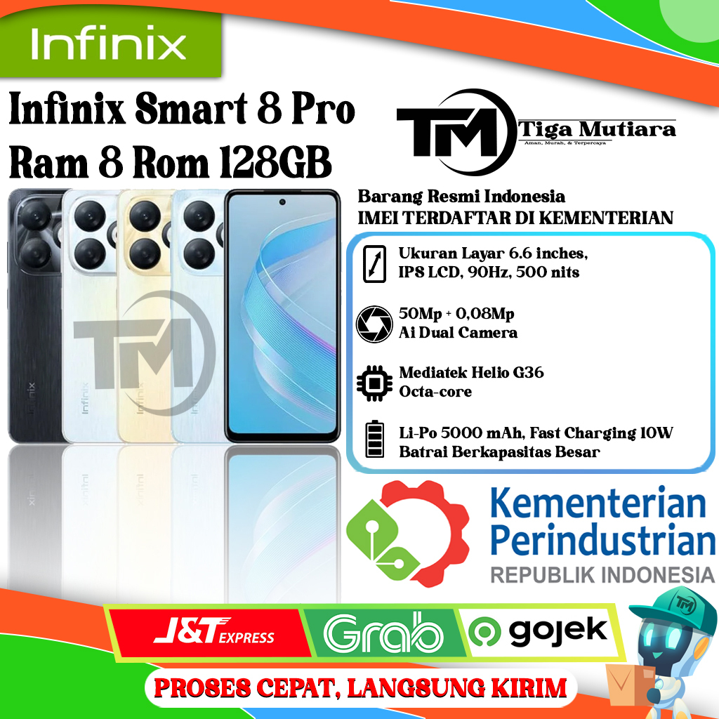 Infinix Smart 8 Pro Ram 8/128GB | Ram 4/256GB