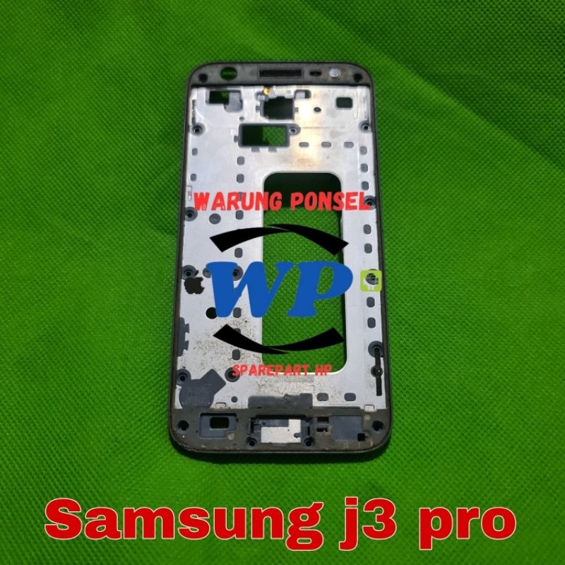 FRAME LCD DUDUKAN LCD BEZZEL SAMSUNG J3 PRO J330 ORI COPOTAN NORMAL