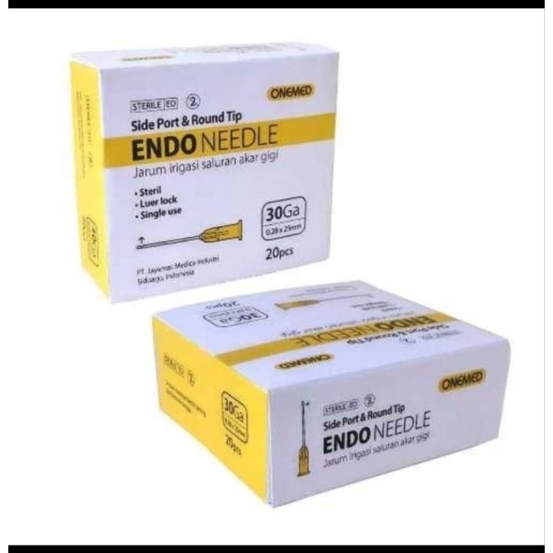 Jarum Endo Ukuran 30G untuk irigasi saluran akar gigi