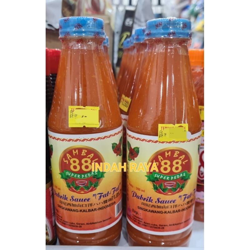 

SAMBAL 88 SUPER PEDAS "FAT-FAT" SINGKAWANG 350ml