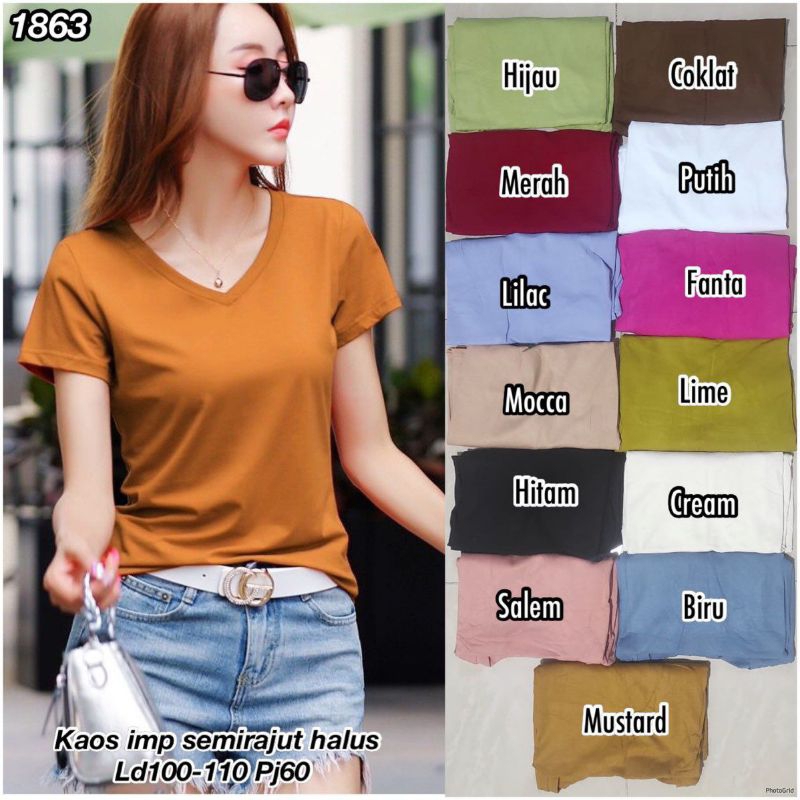 JL 1863 ATASAN KAOS IMPORT