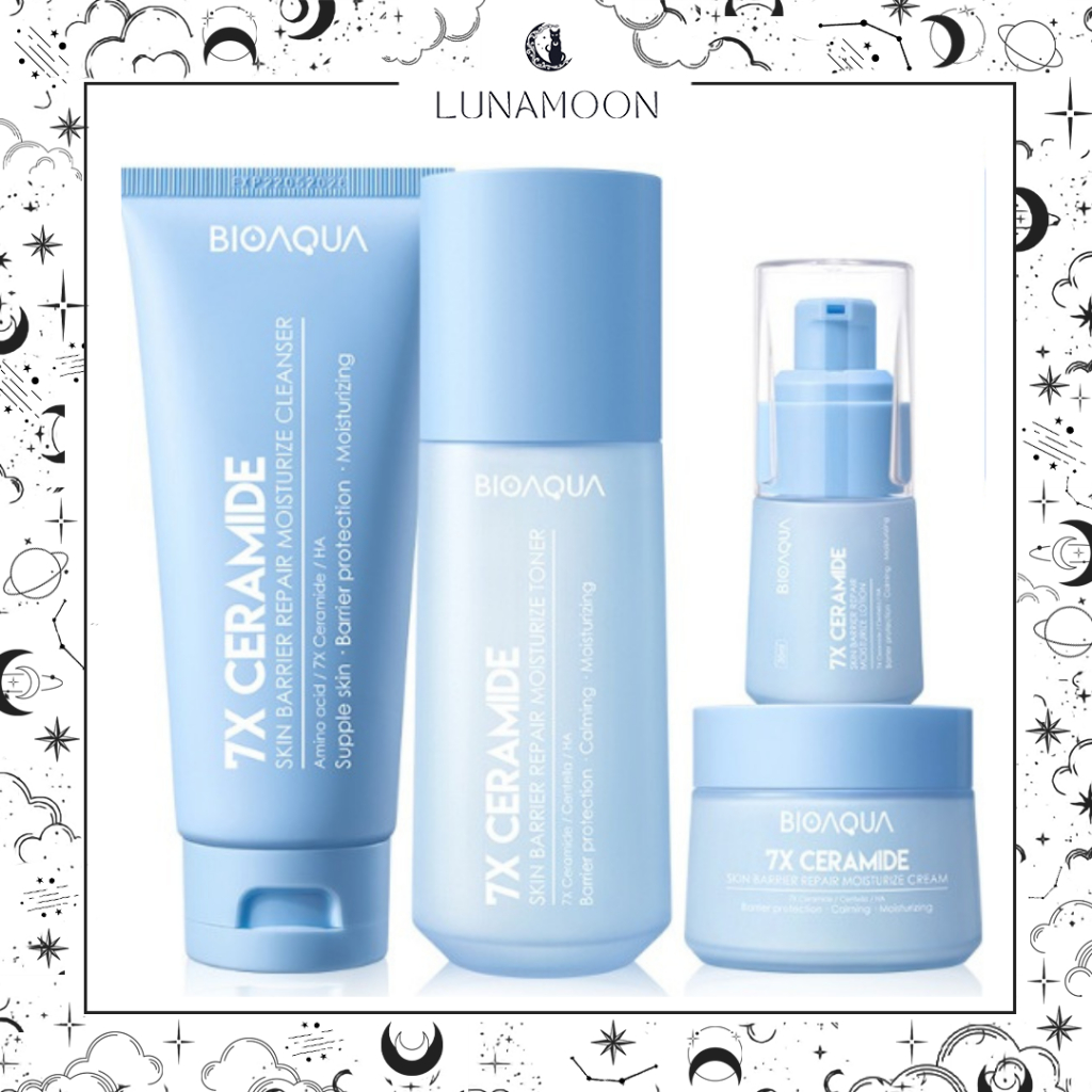 BIOAQUA 7X Ceramide Skin Barrier Repair Moisturize Gel 50g Moisturizer Cream Pemutih Wajah Day Cream