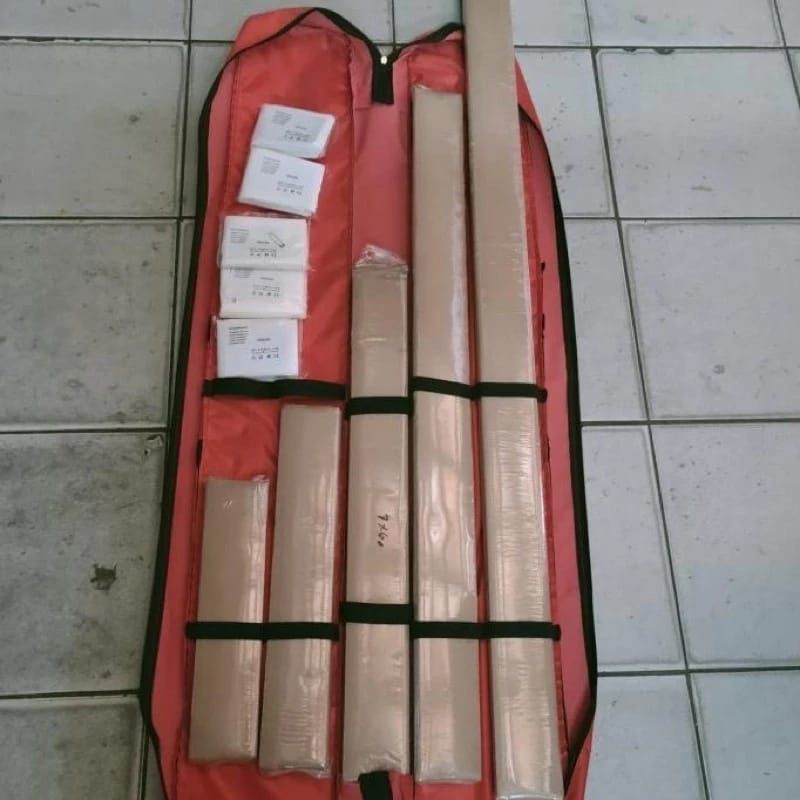 Spalk Set / Bidai Kayu + 5 Kain Mitela