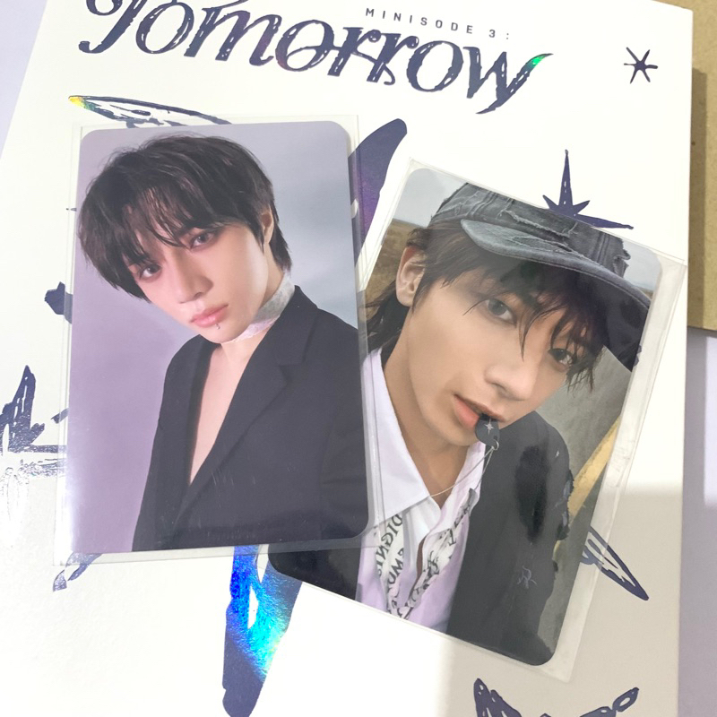 TXT Photocard Beomgyu Weverse Ver. A & Taehyun Ethereal Album Minisode 3: Tomorrow M3 PC WV