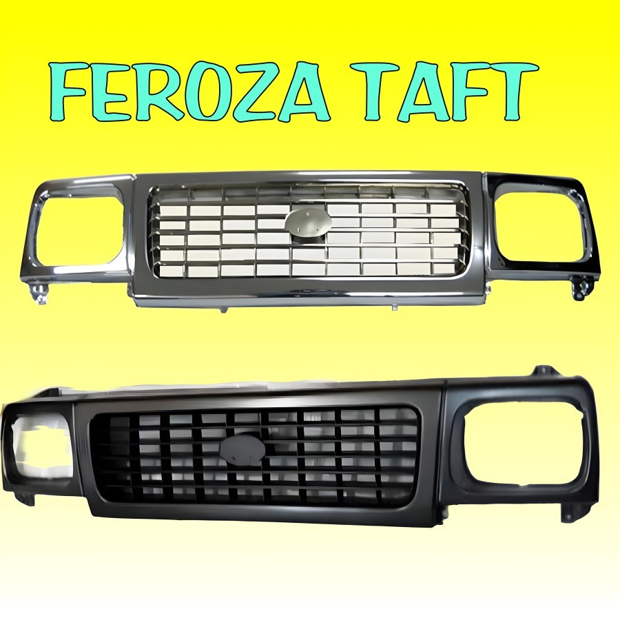 daihatsu feroza taft grill standar gril rambang chrome hitam ferosa