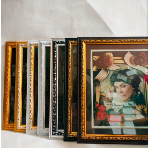 Pigura Foto 10R (20x25/25x30) Plus Kaca / Sertifikat / A4 / Figura 10R / Bingkai Frame
