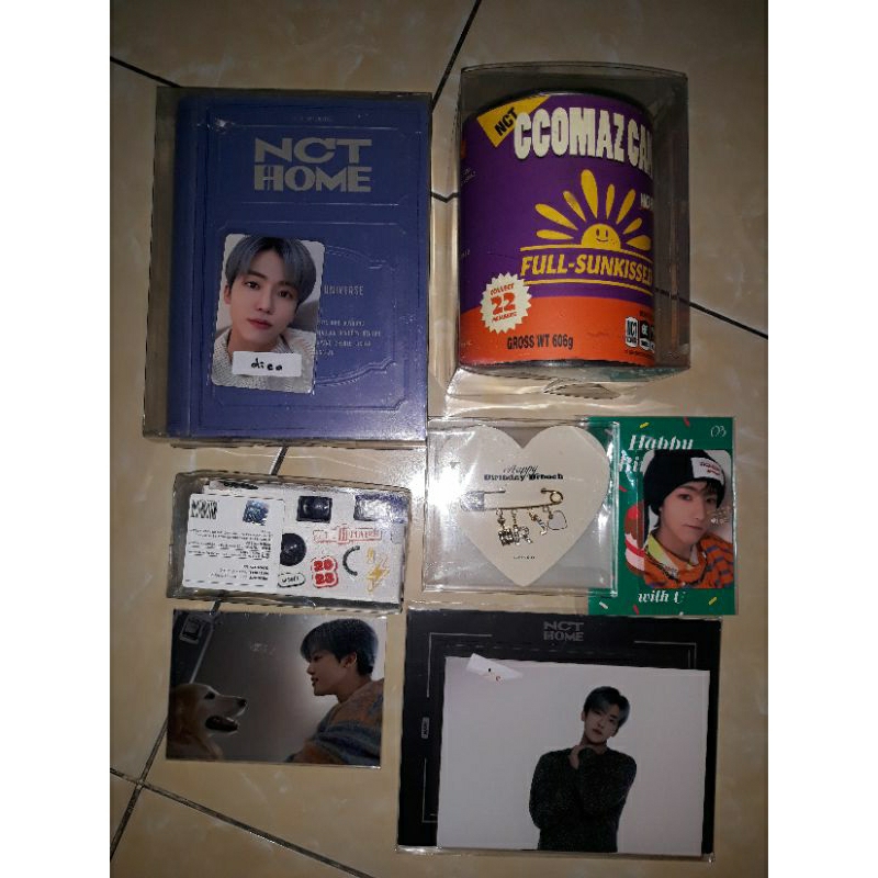 READY STOCK | md sealed tincase book jaemin nct home, camera set jaemin, birthday renjun set, photof