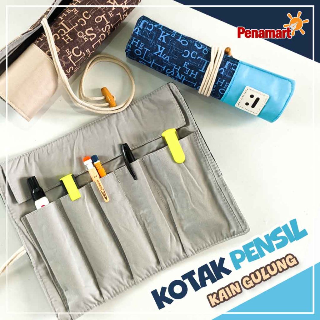 

Kotak Pensil Gulung Motif Canvas (P2456T)