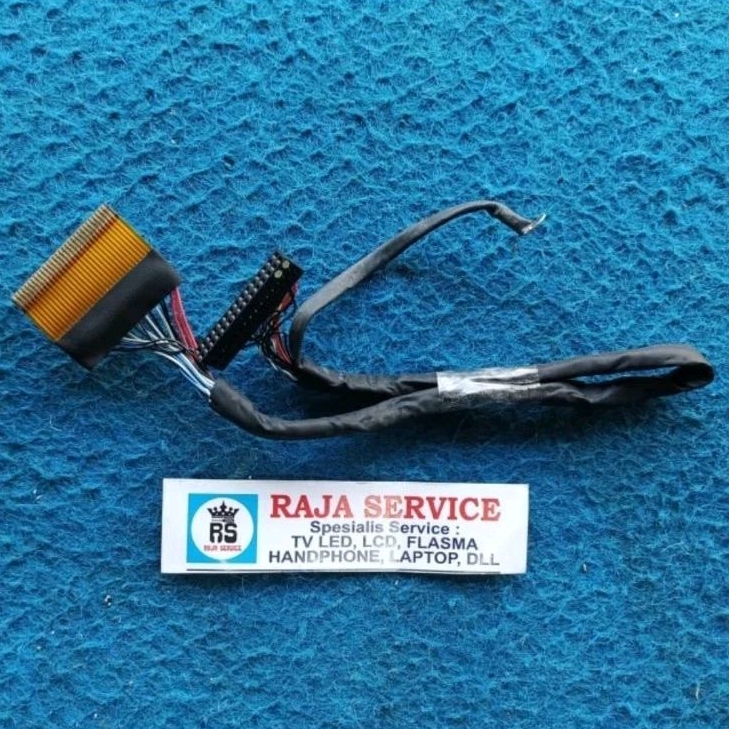 kabel tv polytron PLD 32B1550 lvds flaxible dari tcon ke panel lcd