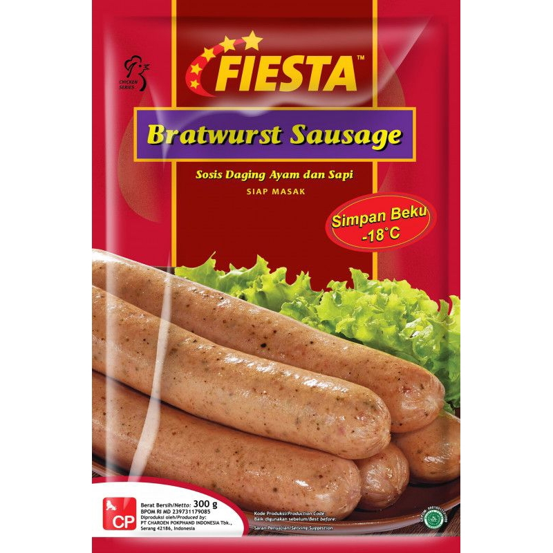 

fiesta bratwush sausage 300gr