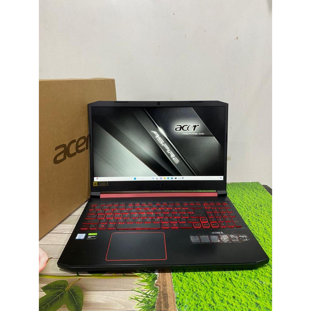 ACER NITRO 5 AN515-54 Core i5 gen 9 Ram 8/128+1TB Win.11-15"FHD Dual VGA MURAH