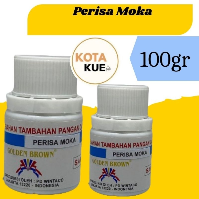 

Perisa mocca_ golden brown_100 gr_harga 21.300