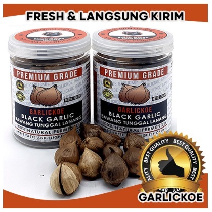 

(CKI) BLACK GARLIC / BAWANG HITAM TUNGGAL LANANG 250gr PREMIUM GARLICKOE