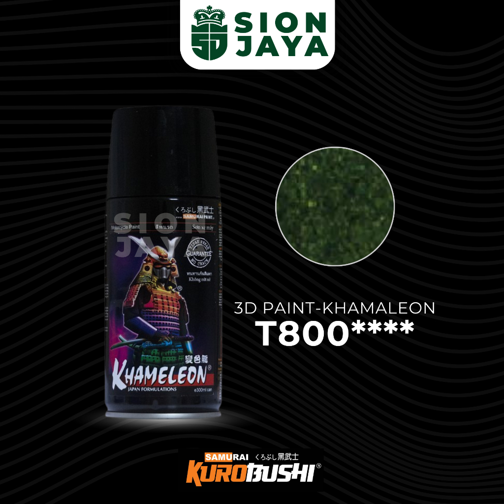 Pilox/Pylox/Cat Semprot Samurai paint Warna Bunglon/3D Paint Khamaleon T800