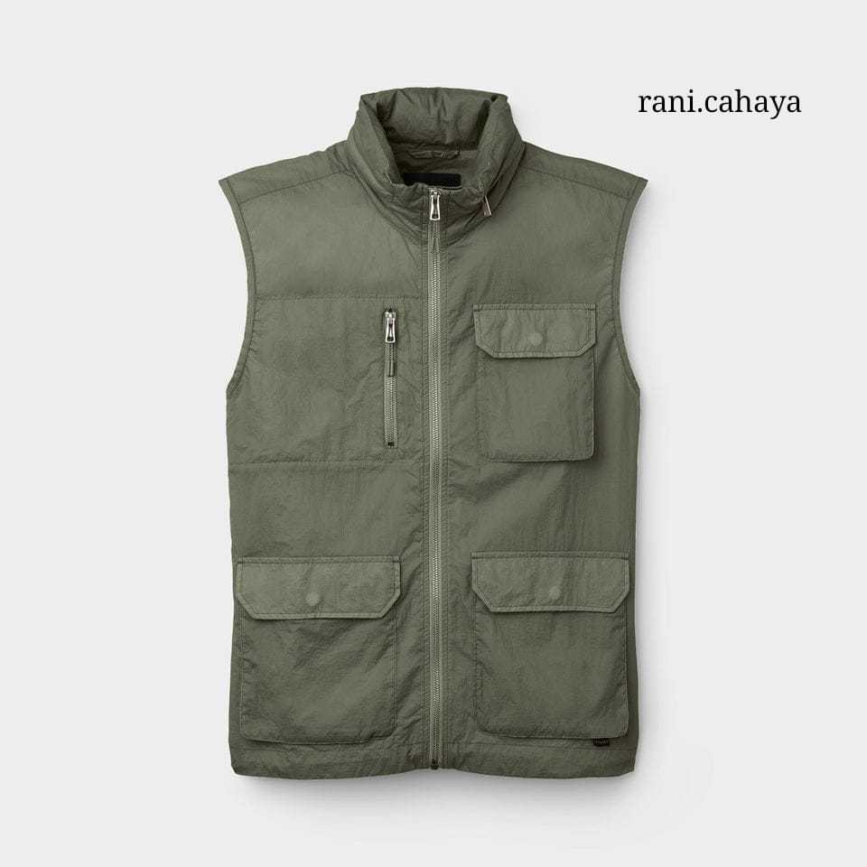 CAHAYA - VEST REMOVABLE HOODIE/ROMPI HOODIE LEPAS PASANG