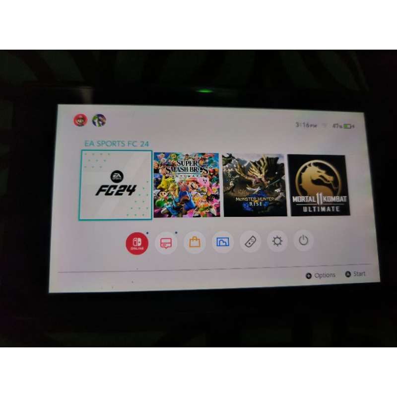 Nintendo switch v1 tablet only + Sandisk A1 128gb