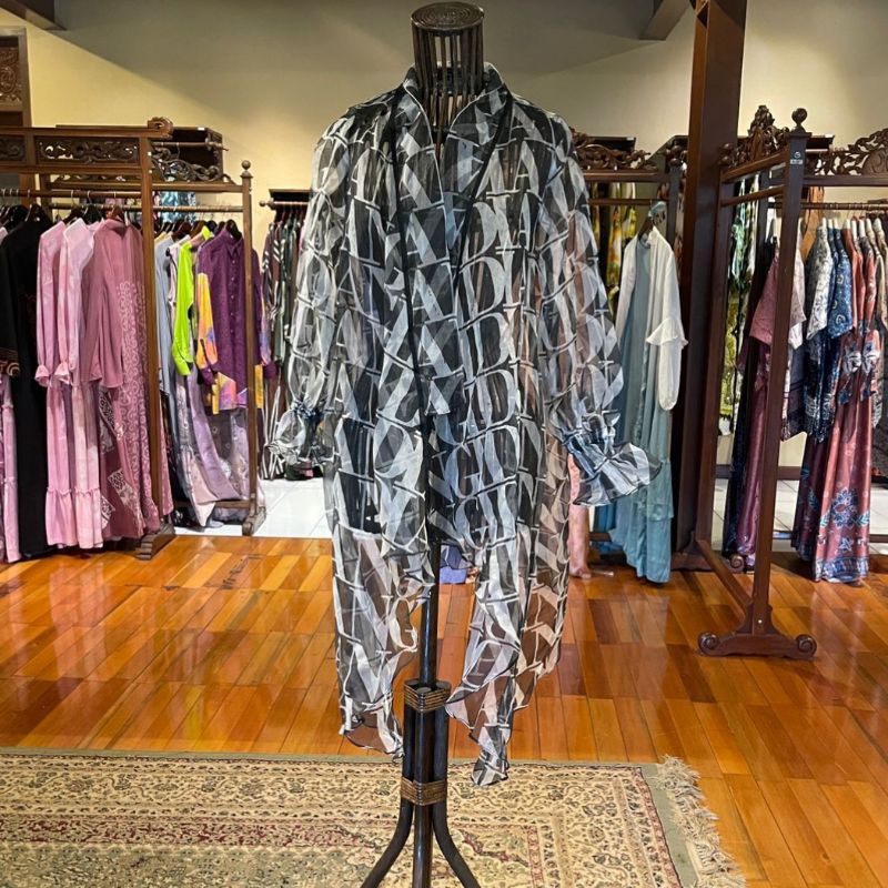 Cardigan Organdi by Dian Pelangi ORIGINAL Cardi Outer Bolero Outfit Kardigan Kerja Kantor Pesta Pern