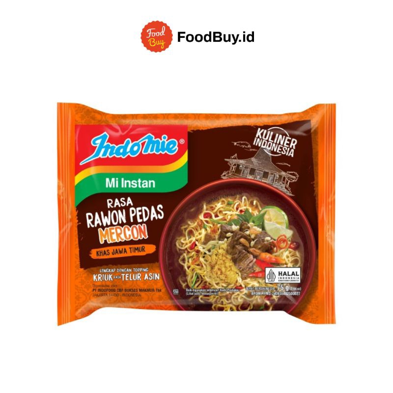 

indomie rawon pedes mercon