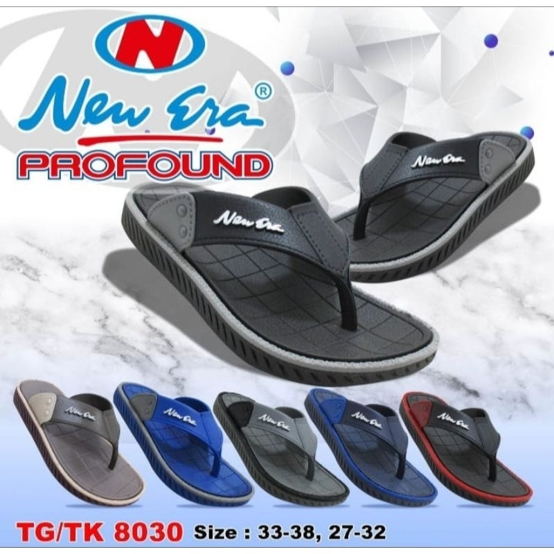 Sandal Jepit Karet Anak Remaja New Era TG/TK 8030 Size 27 - 38