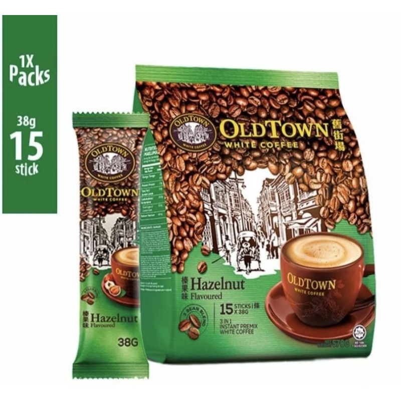 

p4yu Oldtown Hazelnut White Coffe