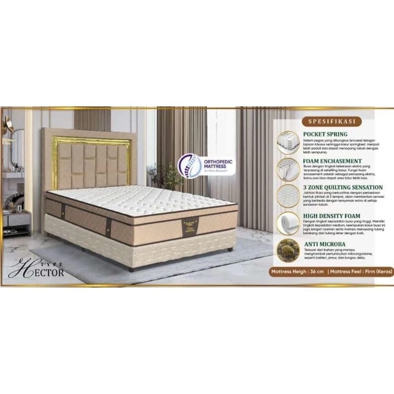 Matras Springbed Orthopedic Harley Hector