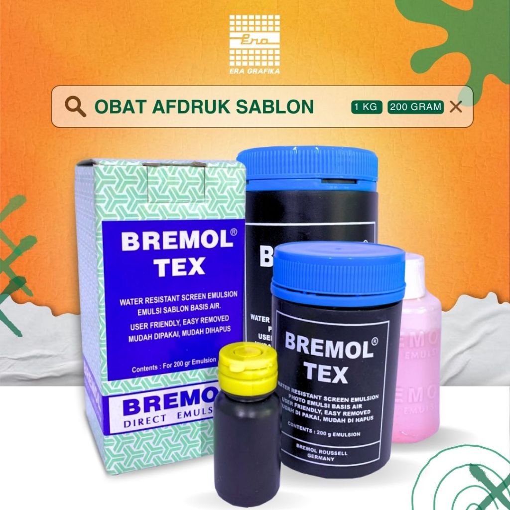 OBAT AFDRUK SABLON | BREMOL TEX