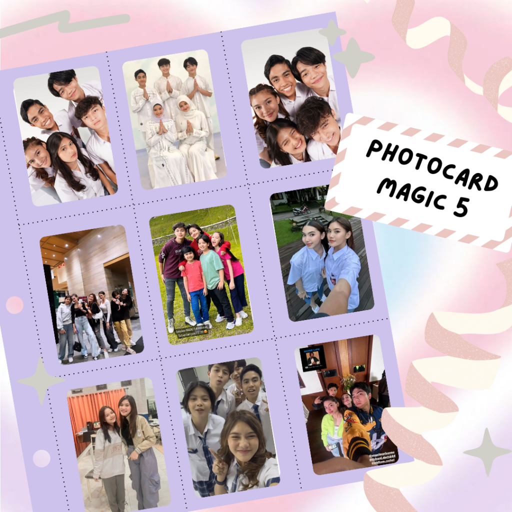[BISA COD] 100 PCS PHOTOCARD MAGIC 5 INDOSIAR
