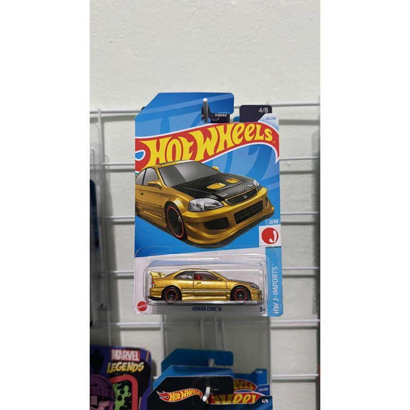 Hotwheels Civic SI gold