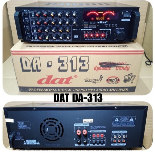 AMPLI BLUETOOTH DAT DA 313 POWER AMPLIFIER MIXER DAT 313 DAT DA313