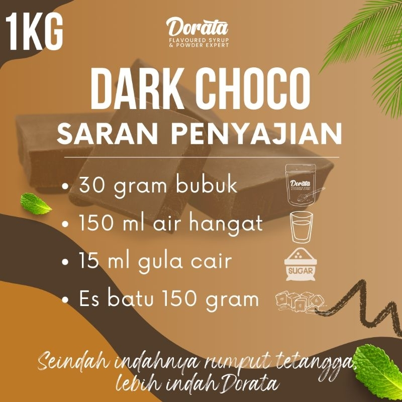 

BUBUK MINUMAN KEKINIAN/ DORATA DARK CHOCO POWDER