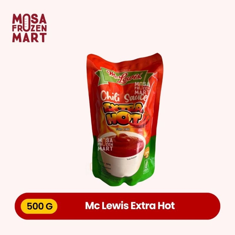 

Mc Lewis Chili Sauce Extra Hot 500G | Saus Sambal