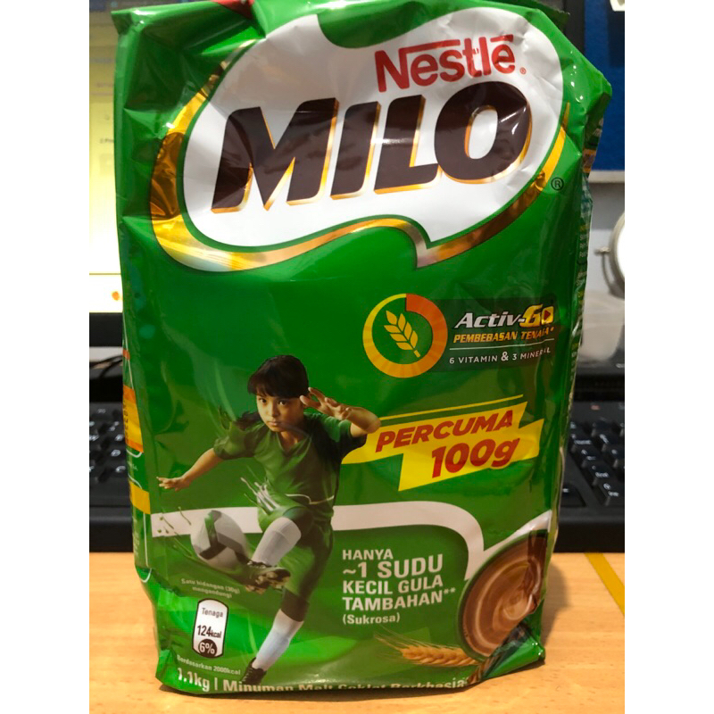 

Milo malaysia 1.1kg exp 04/25 free bubble + dus