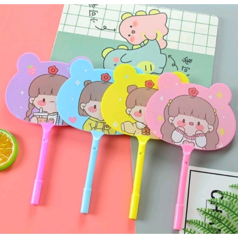

Ruby Naboya - Pulpen Kipas Karakter Pena Kipas Motif Boneka Souvenir Lucu