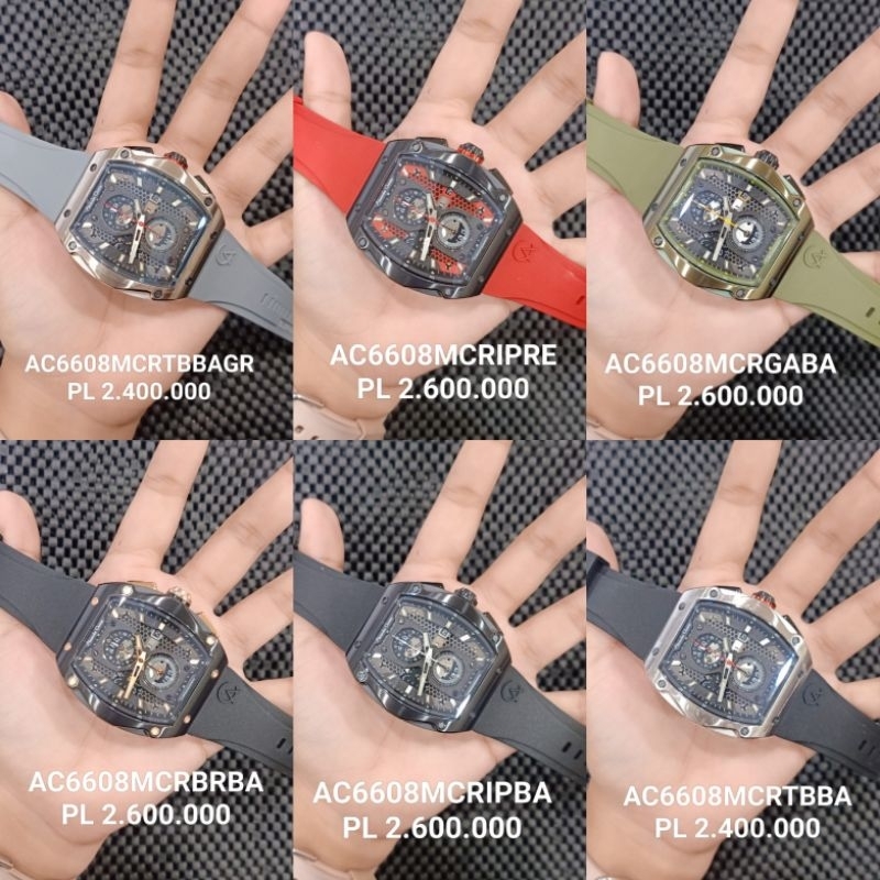 Alexandre Christie Pria AC 6608 MC Rubber Original
