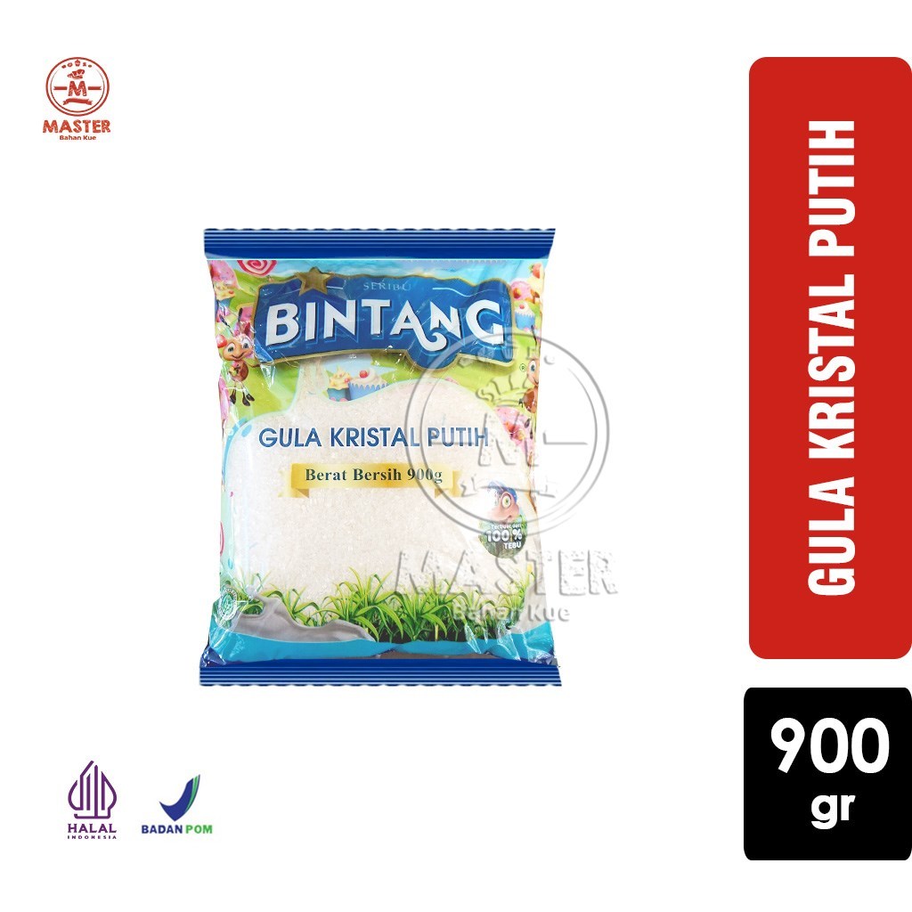 

Gula Pasir Putih Seribu Bintang 1000 Gula Kristal Putih [Pouch 900 gr]