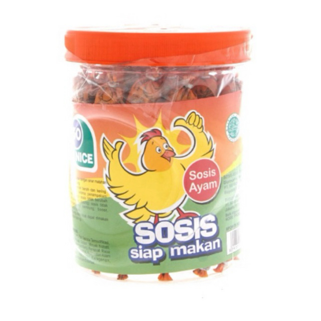 

INSTAN SO NICE Sosis Siap Makan Rasa ayam 1 toples
