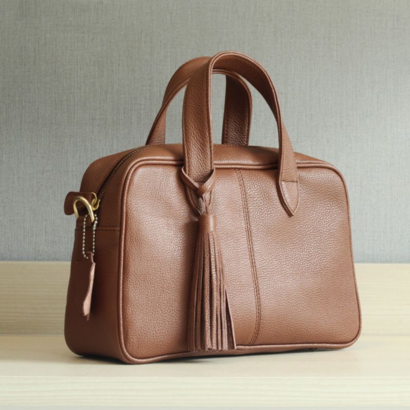 NAOMI HANDLE - TAS KULIT PREMIUM - TAS WANITA KULIT SAPI ASLI - BEFELVI