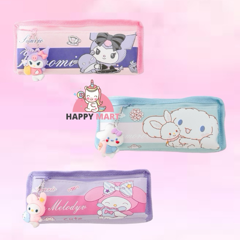 

Kotak pensil motif sanrio keychain GEN2 kuromi / melody / cinnamoroll