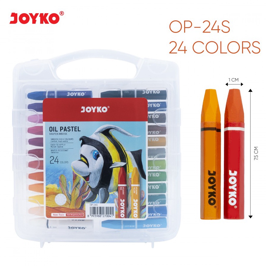 

Crayon krayon Titi Oil Pastel 24 warna ART Q4S3