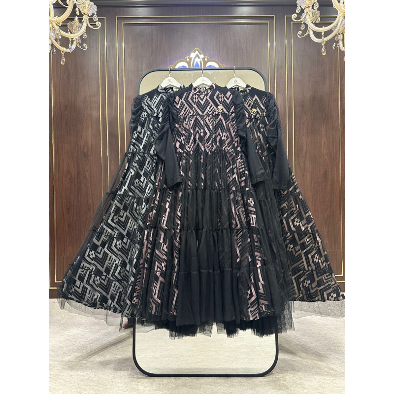 Shellasaukia dress brokat tile