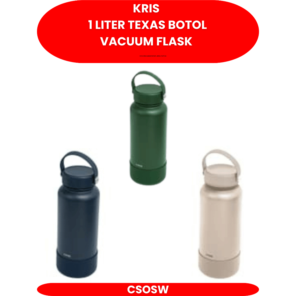 Kris Texas Botol Vacuum Flask 1 Liter