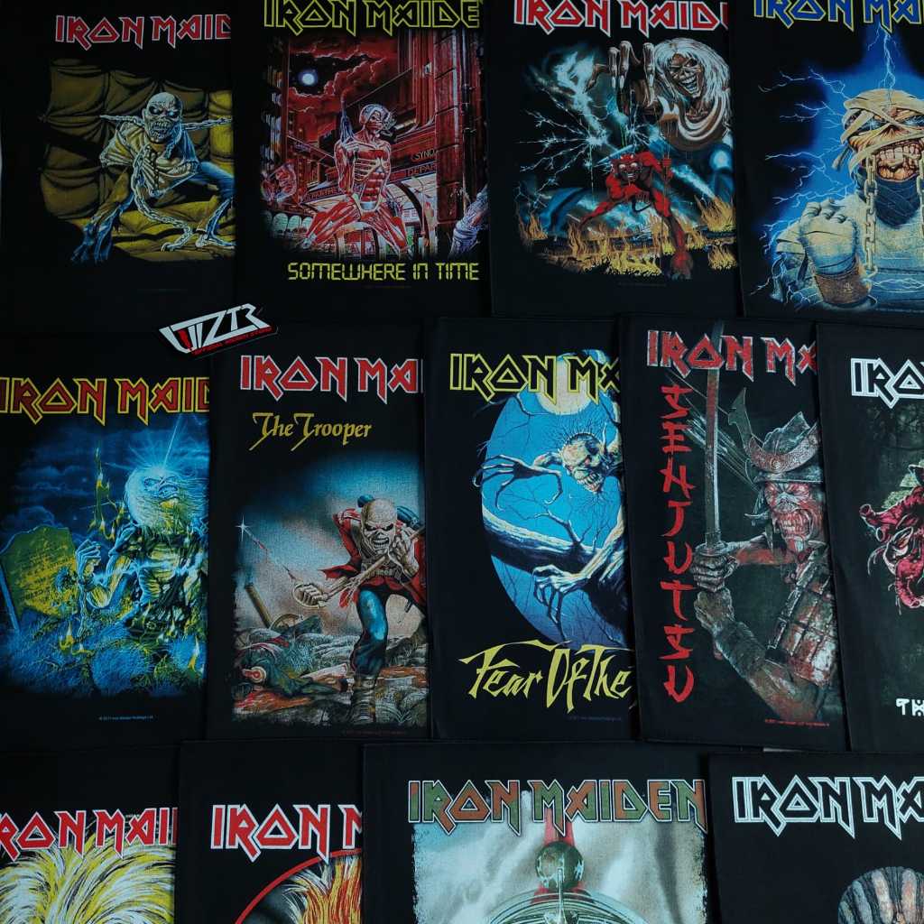 BACK PATCH Official Band Merchandise Original IRON MAIDEN #1