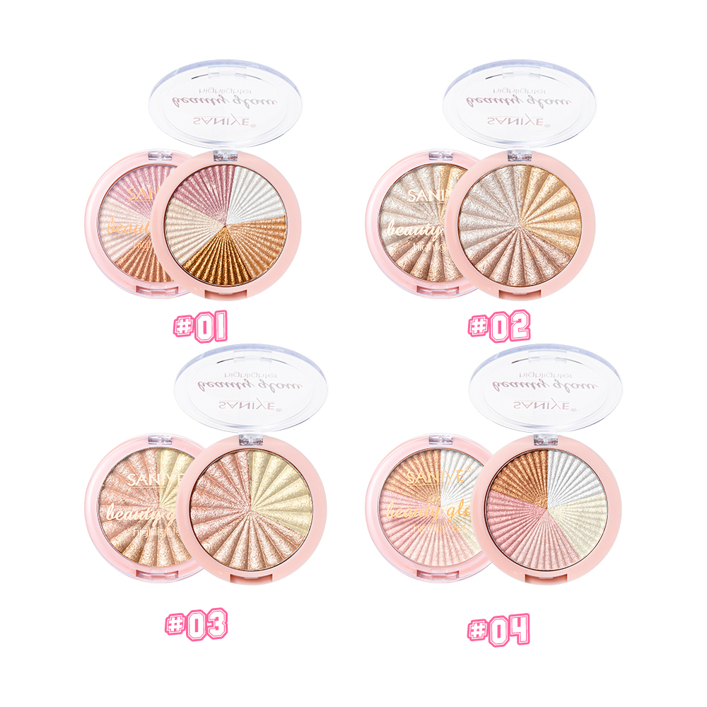 SANIYE Highlighter Wajah Highlight Eyeshadow Waterproof Powder Kosmetik E0155