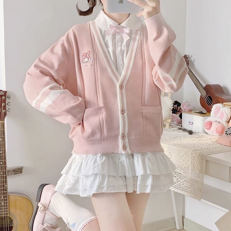 Sanrio Cardigan knit cute  --- Sanrio Friends Cardigan 【New Arrival】